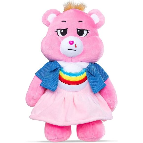 Basic Fun Care Bears x Stranger Things 12" Cheer Bear as Eleven Plush, Ltd Ed - Picture 3 of 8